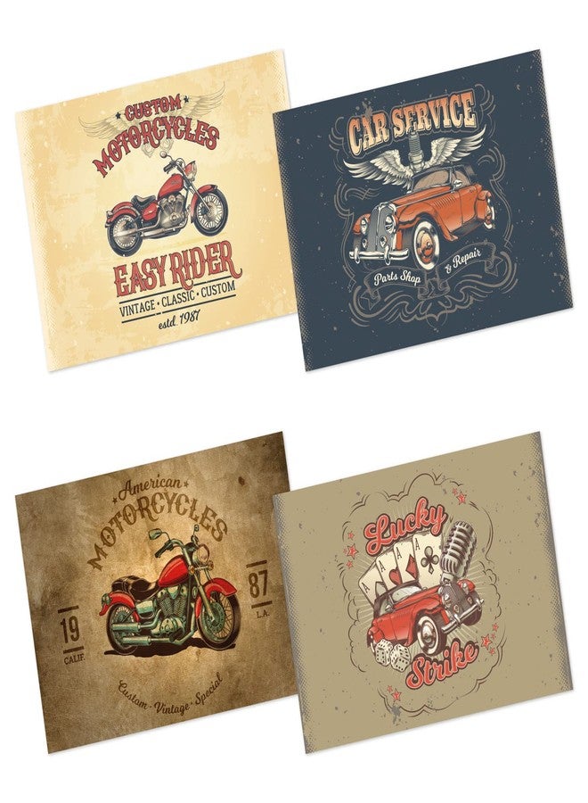 CrafTangles Decoupage Paper Pack - Good Old Days (A4) - 4 sheets - Image 1